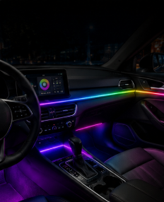 Kit LED intérieur RGB ambiance voiture – Image 3