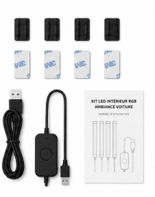Kit LED intérieur RGB ambiance voiture – Image 5