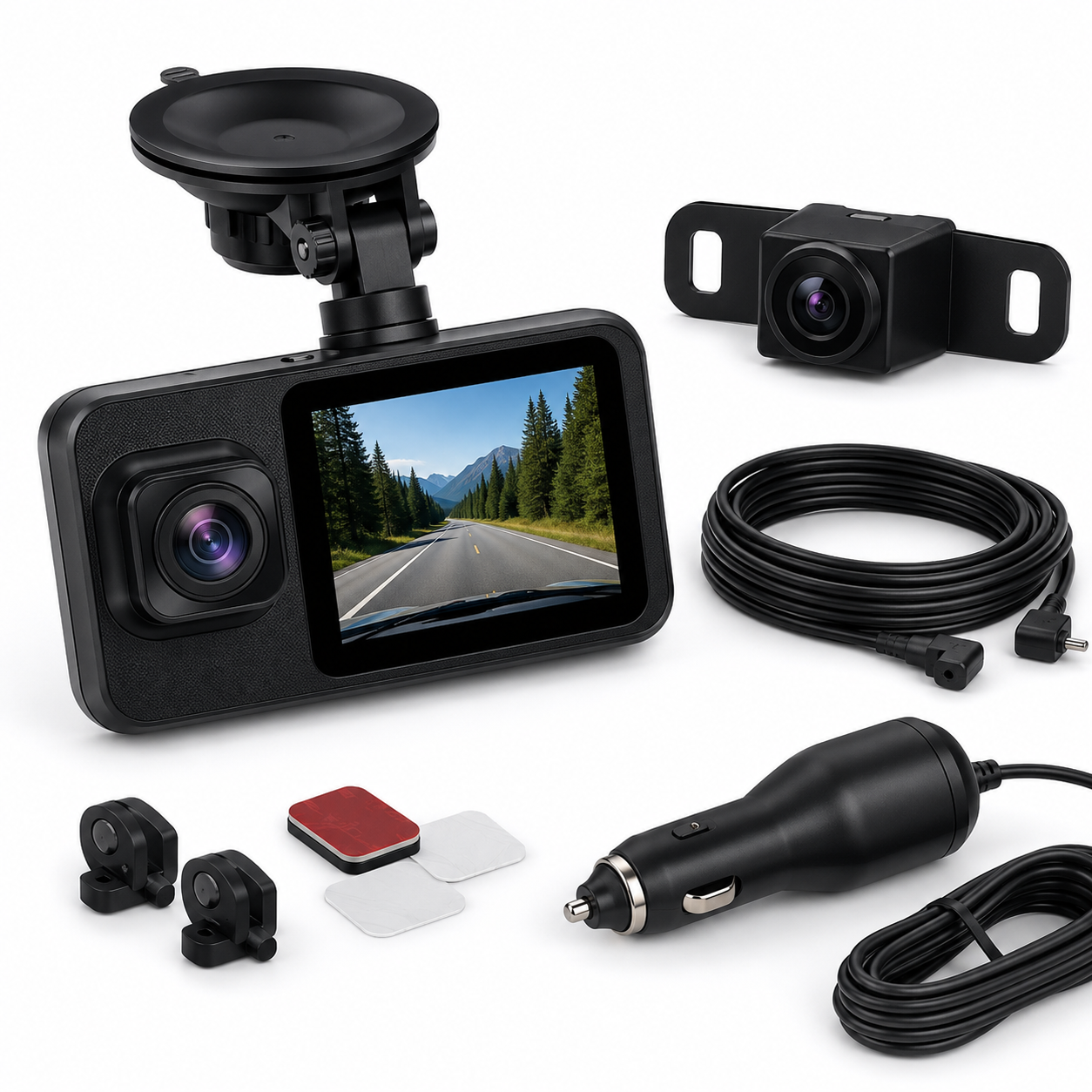 Kit dashcam avant + arrière HD – Image 2